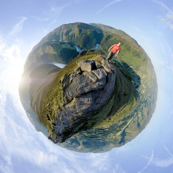 Сферическая панорама природа