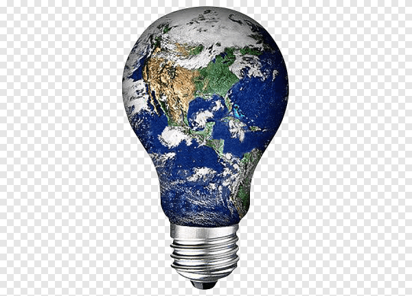Лампочка земной шар