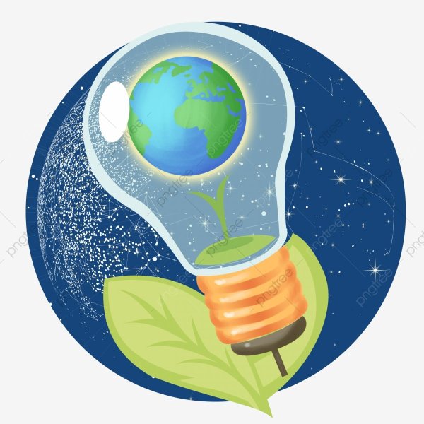 Лампочка в виде земли