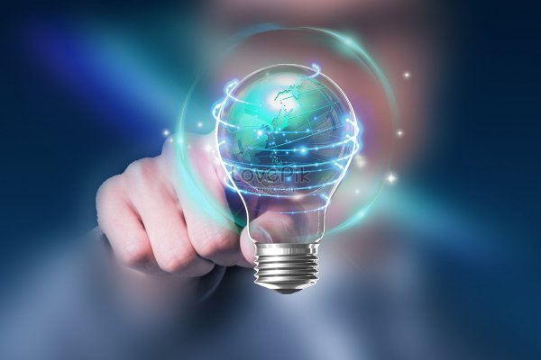 Лампочка в виде земли