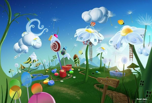 Сказочные планеты для детей