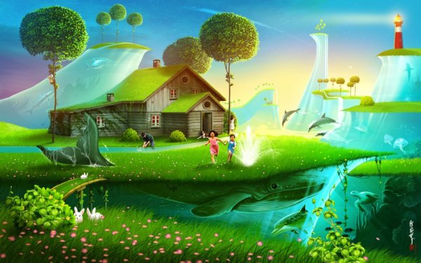 Фантастический сказочный мир