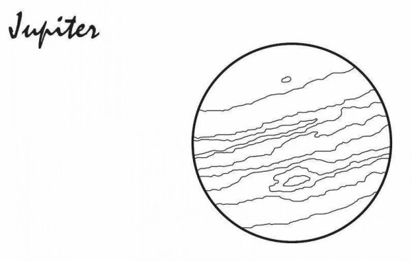 Планета Нептун раскраска