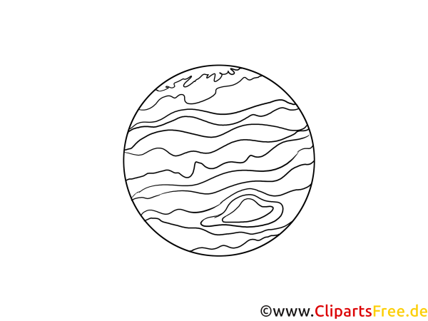 Планета Юпитер раскраска