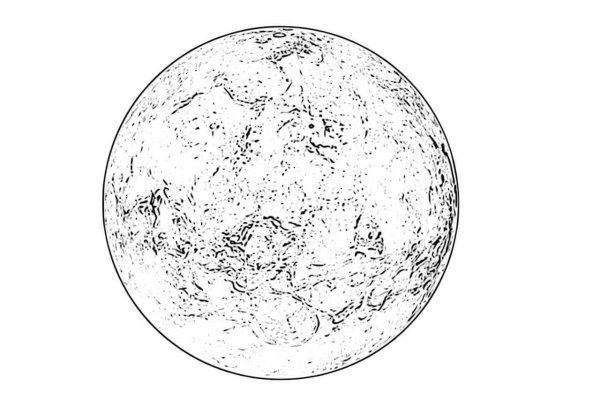 Планета Меркурий раскраска