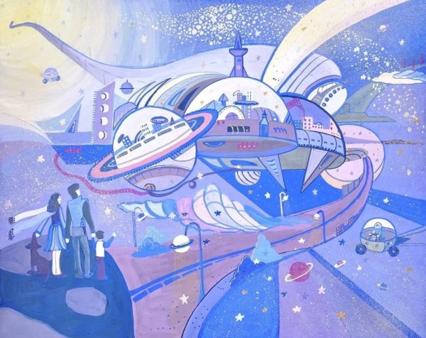 Рисунок на тему будущее