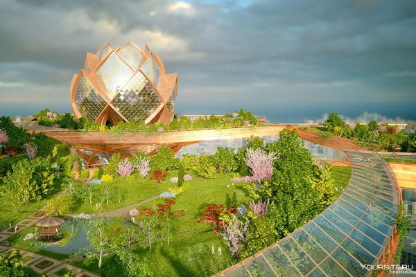 Футуризм город Оазис будущего
