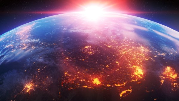 Рассвет над планетой