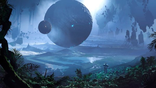 Инопланетные пейзажи фэнтези