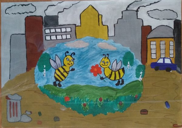 Удивительный мир рисунок на конкурс