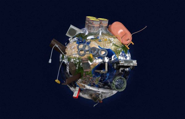 Загрязненная Планета земля