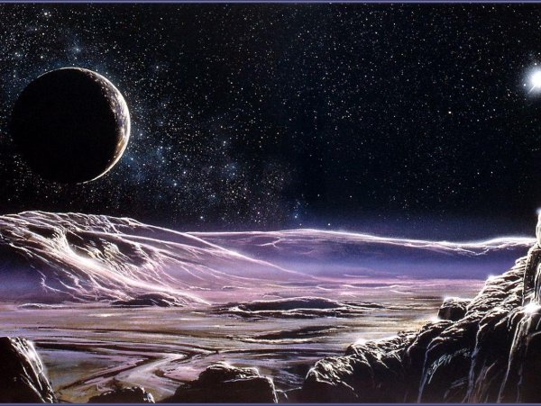 Космический пейзаж живопись