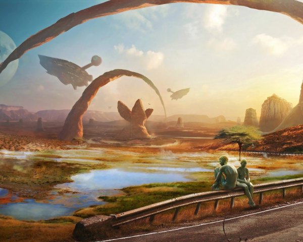 Фантастические пейзажи других планет