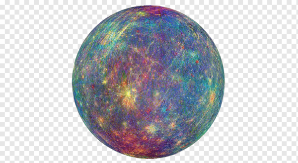 Меркурий на белом фоне