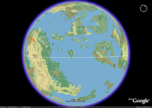 Планета земля Экватор