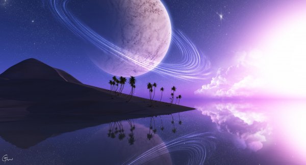 Фантастические пейзажи планет