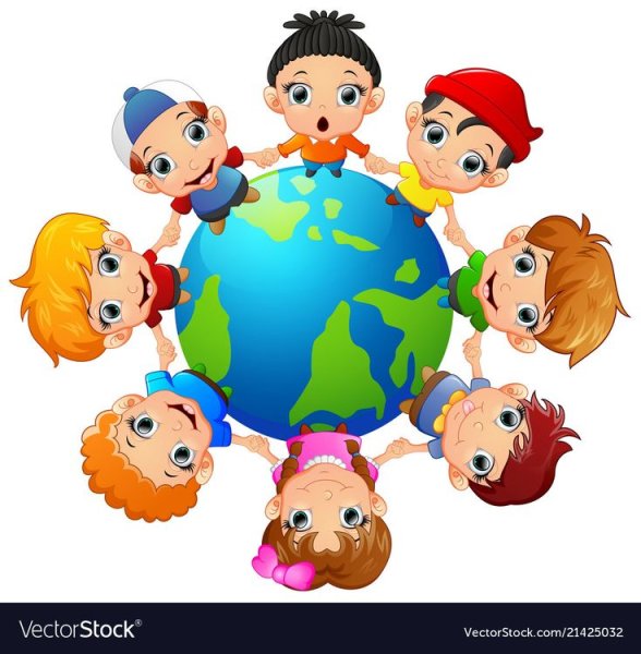 Дети вокруг земного шара