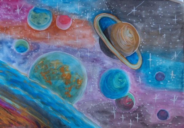 Парад планет рисунок