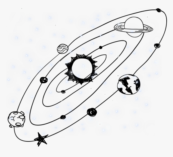 Солнечная система эскиз