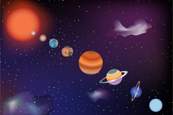 Парад планет вектор