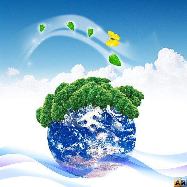 Чистая Планета земля