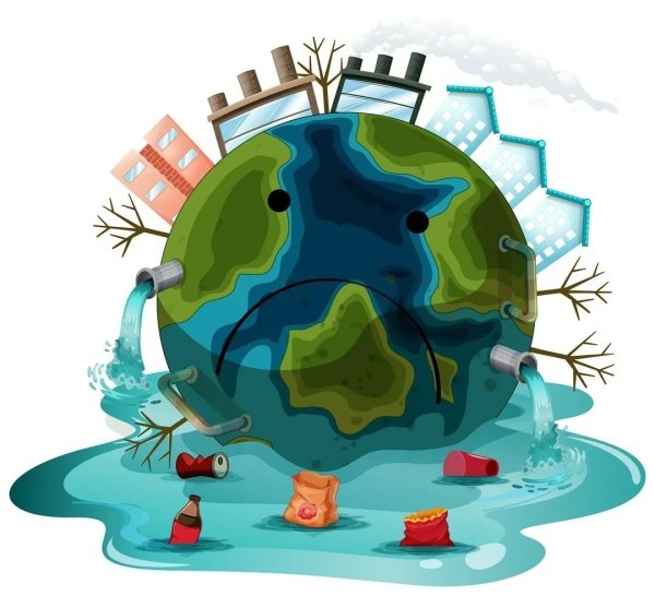 Загрязнение планеты для детей