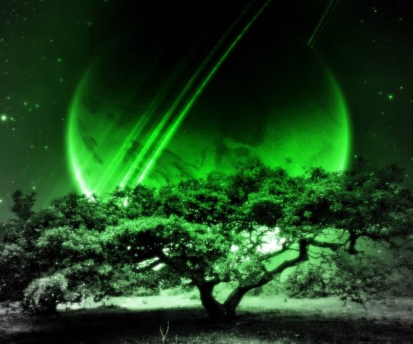 Зеленая Планета космос