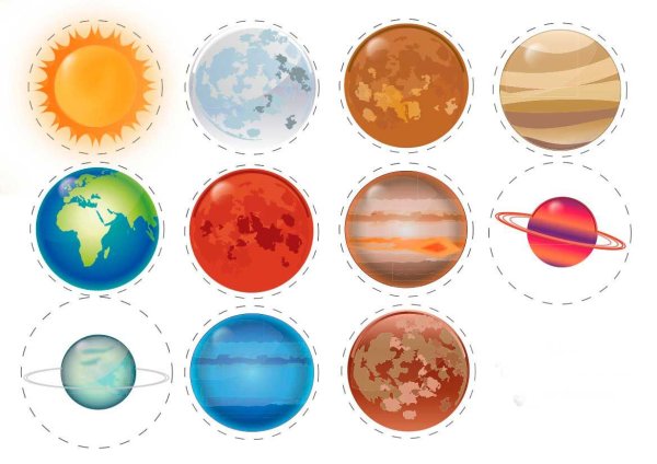 Планеты солнечной системы карточки