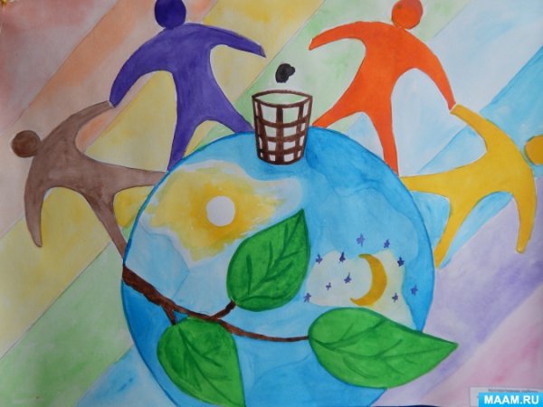 Здоровая Планета рисунки для детей