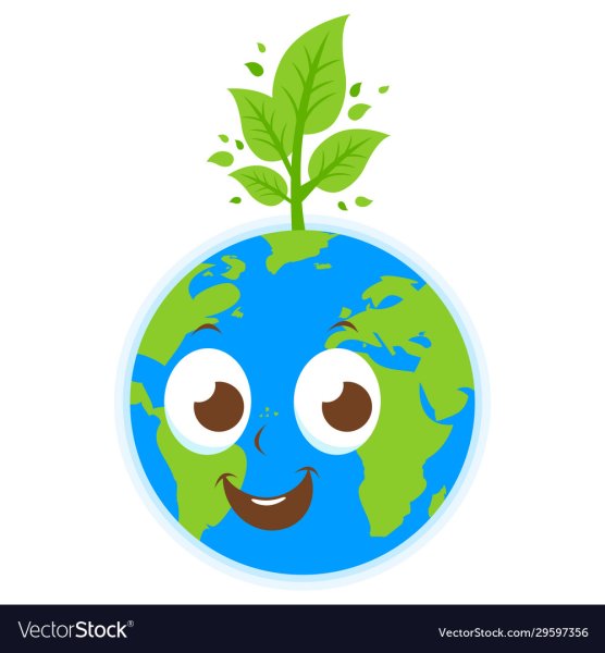 Планета земля с улыбкой