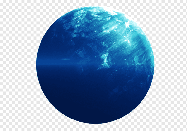 Нептун Планета на белом фоне