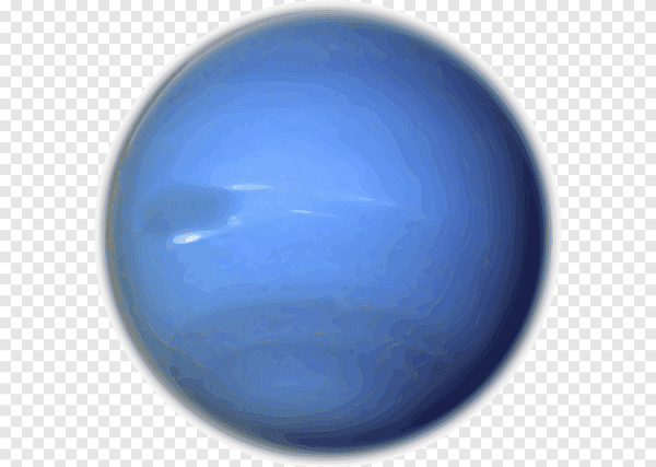 Нептун на прозрачном фоне