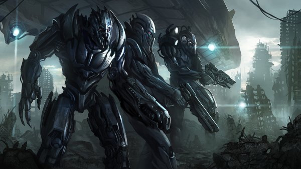 Sci Fi солдаты пришельцев