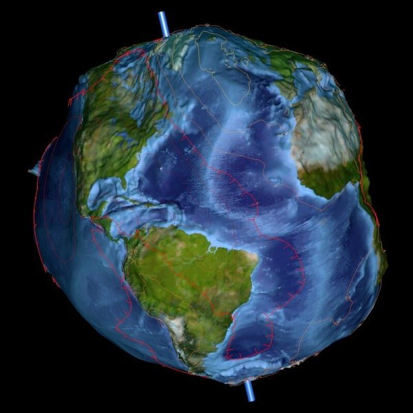Реальная форма земли геоид