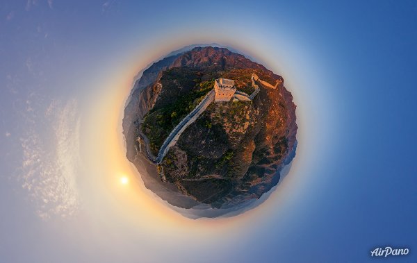 Великая китайская стена снимок из космоса