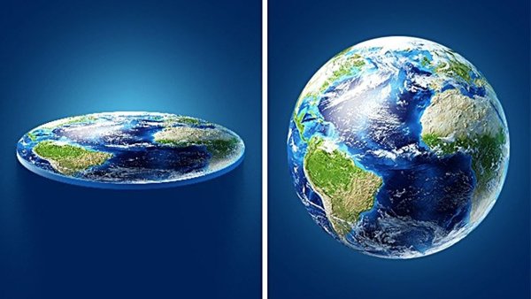 Плоская и круглая земля