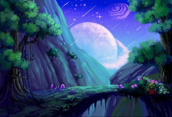 Сказочные фантастические пейзажи