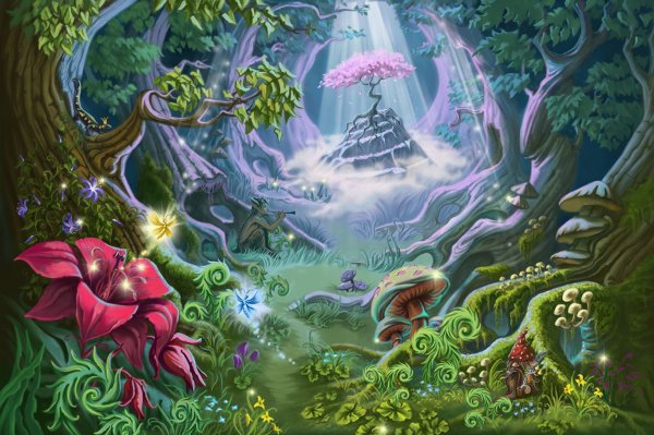 Волшебный сказочный лес