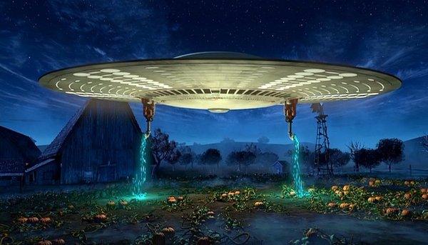 Инопланетные корабли на земле