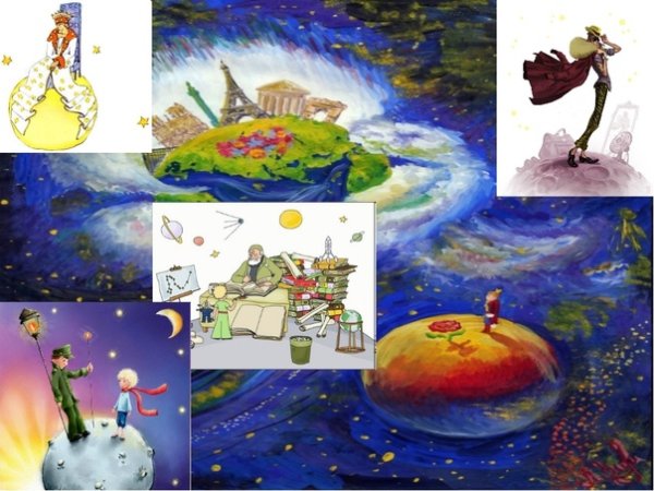 Маленький принц и географ иллюстрации