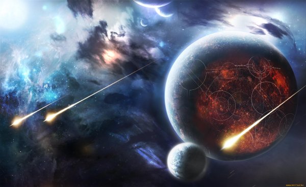 Арты космос планеты