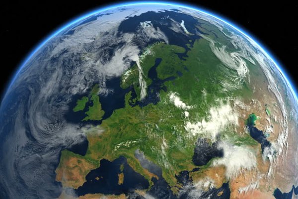 Планета земля из космоса Россия