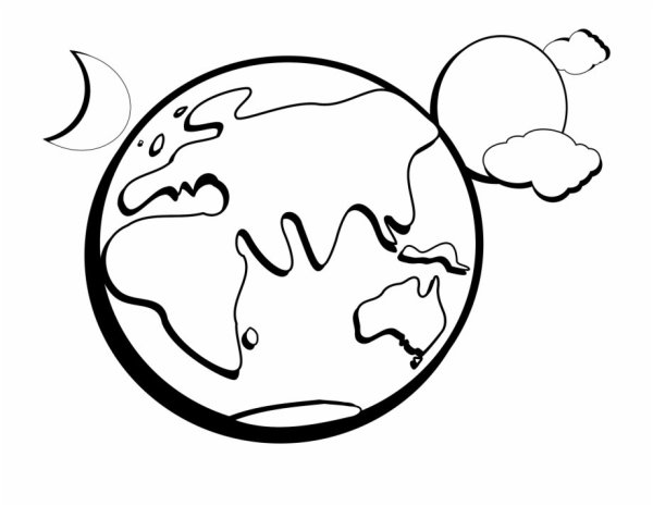 Планета рисунок вектор