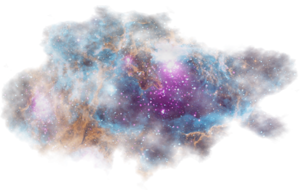 Космическая пыль без фона