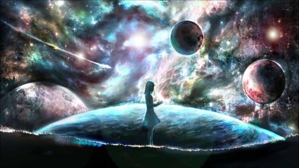 Планеты Вселенная девушка