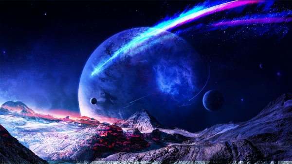 Фантастические пейзажи космоса