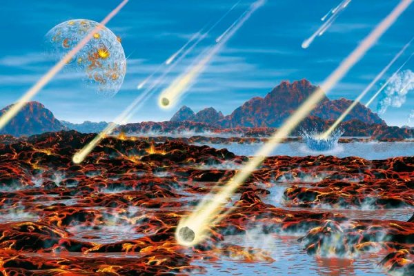 Земля 4.5 миллиарда лет назад