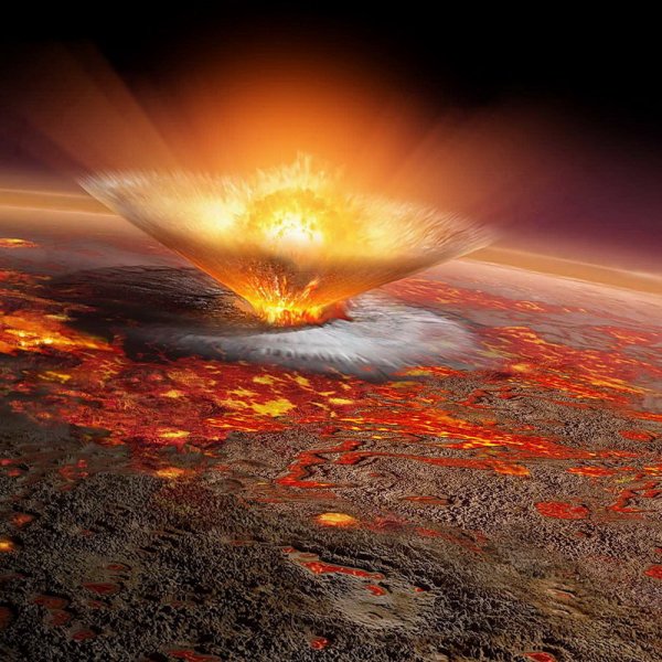 Метеоритная бомбардировка планет