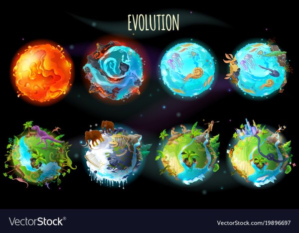 Эволюция планеты земля в картинках