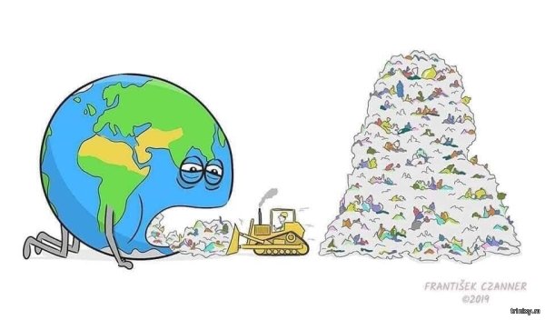 Мусор на планете земля